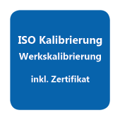ISO Kalibrierzertifikat Luftfeuchte (30...80% @ 23°C)